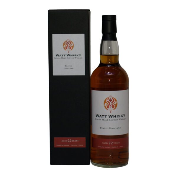 Peated Highland single malt scotch whisky 22 yo. 54,0% Watt Whisky 70 cl.