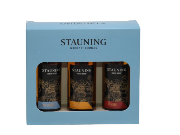 Stauning gaveæske 3 x 5 cl.