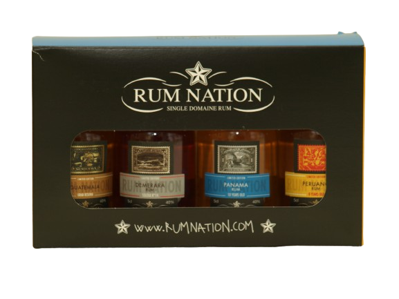 Rum Nation Gaveæske 4x5 cl.