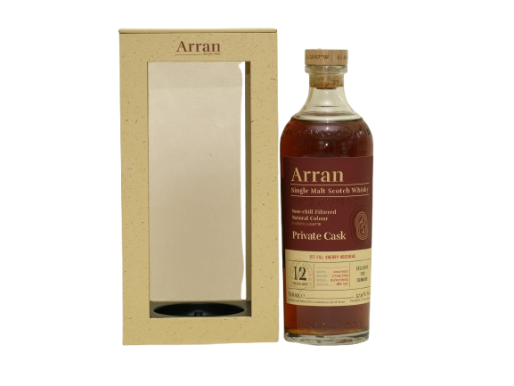 Arran 2012/2025 - 12 år Private 1st fill Sherry Cask 1927 Exclusivt til Danmark 57,9% 70 cl.